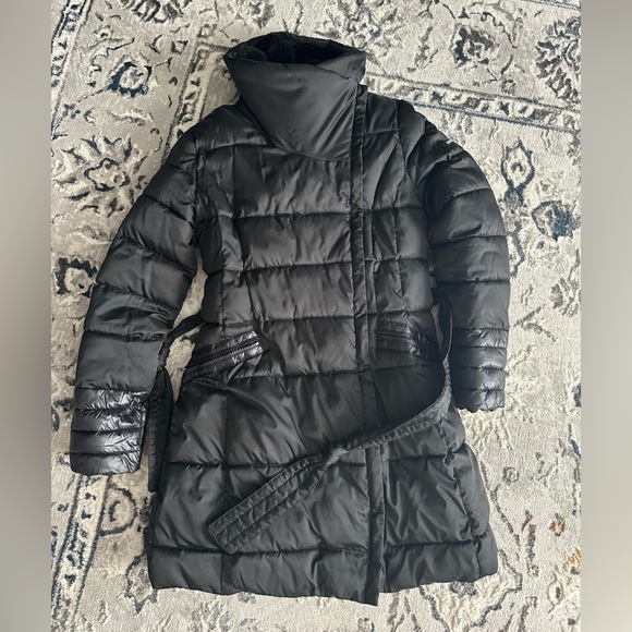 Via Spiga Black Puffer Coat - Picture 1 of 13
